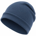 Unisex Beanie Mütze Dunkelblau