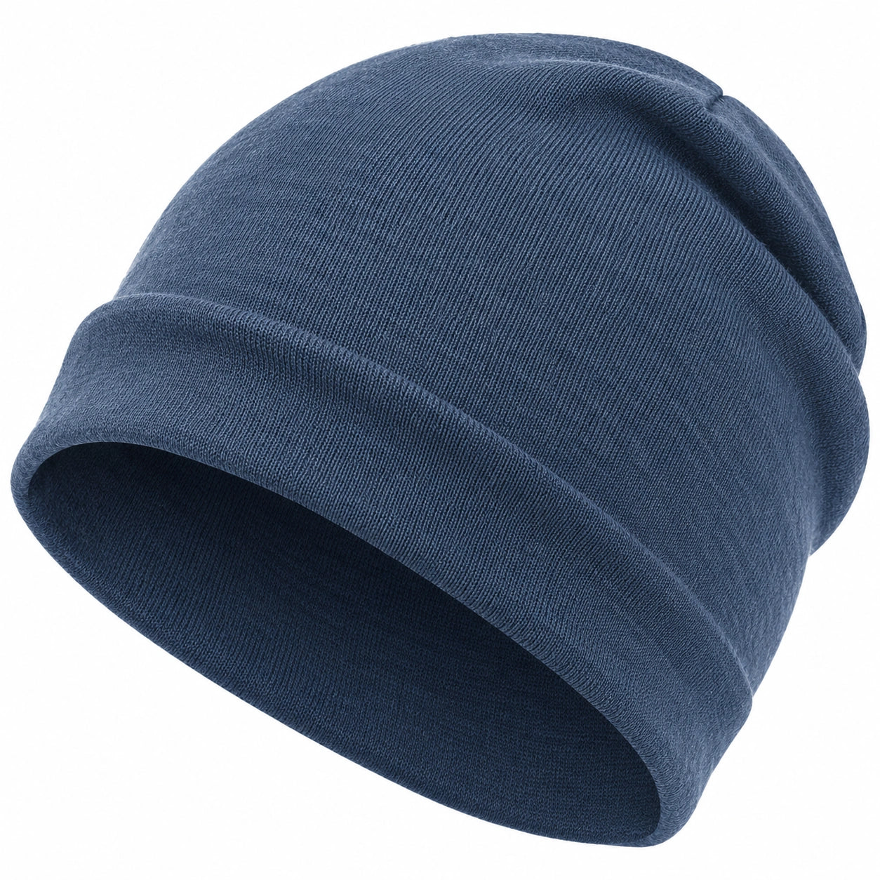 Unisex Beanie Mütze Dunkelblau