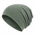 Unisex Slouch Beanie Mütze Olivgrün