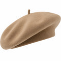 Damen Baskenmütze Einheitsgröße Beige