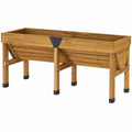 Hochbeet für Garten 100x40x80cm Braun