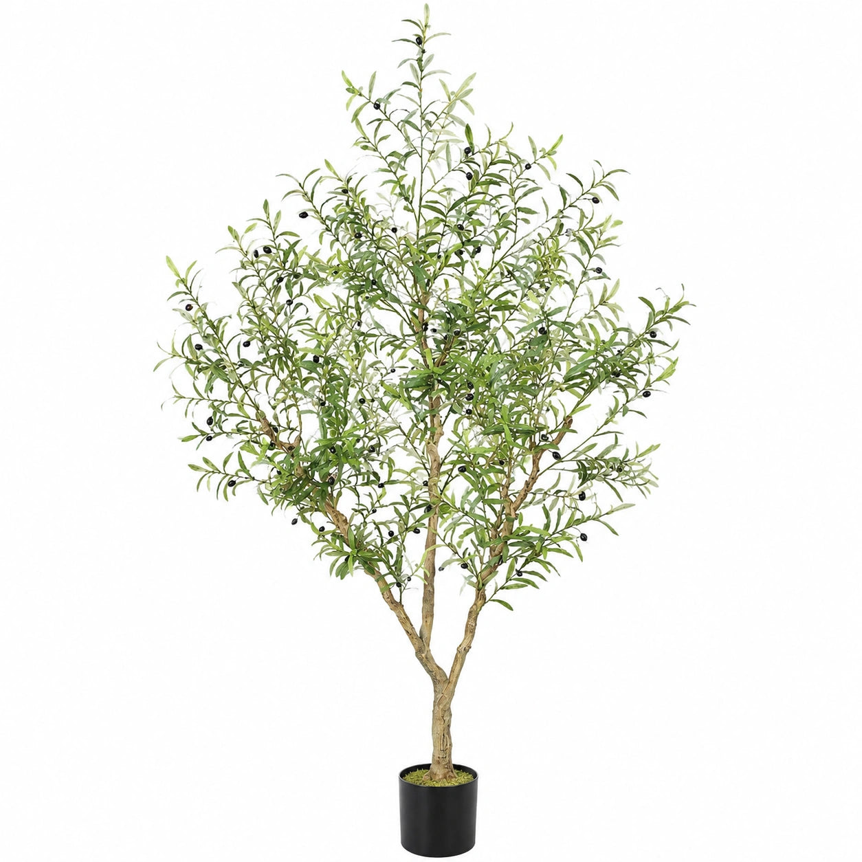 Künstlicher Olivenbaum 180 cm Grün im Topf mit UV-Schutz