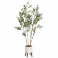 Künstlicher Olivenbaum mit Topf 150 cm Grün