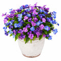Künstliche Blumendeko Veilchen-Look Violett/Blau