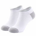 Kurze Atmungsaktive Unisex Socken Weiß Grau