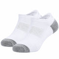 Kurze Sneaker-Socken Weiß Grau Atmungsaktiv 2er-Pack